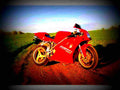 Ducati 748 Biposto 1997 3 motorbike A4 Photo Print