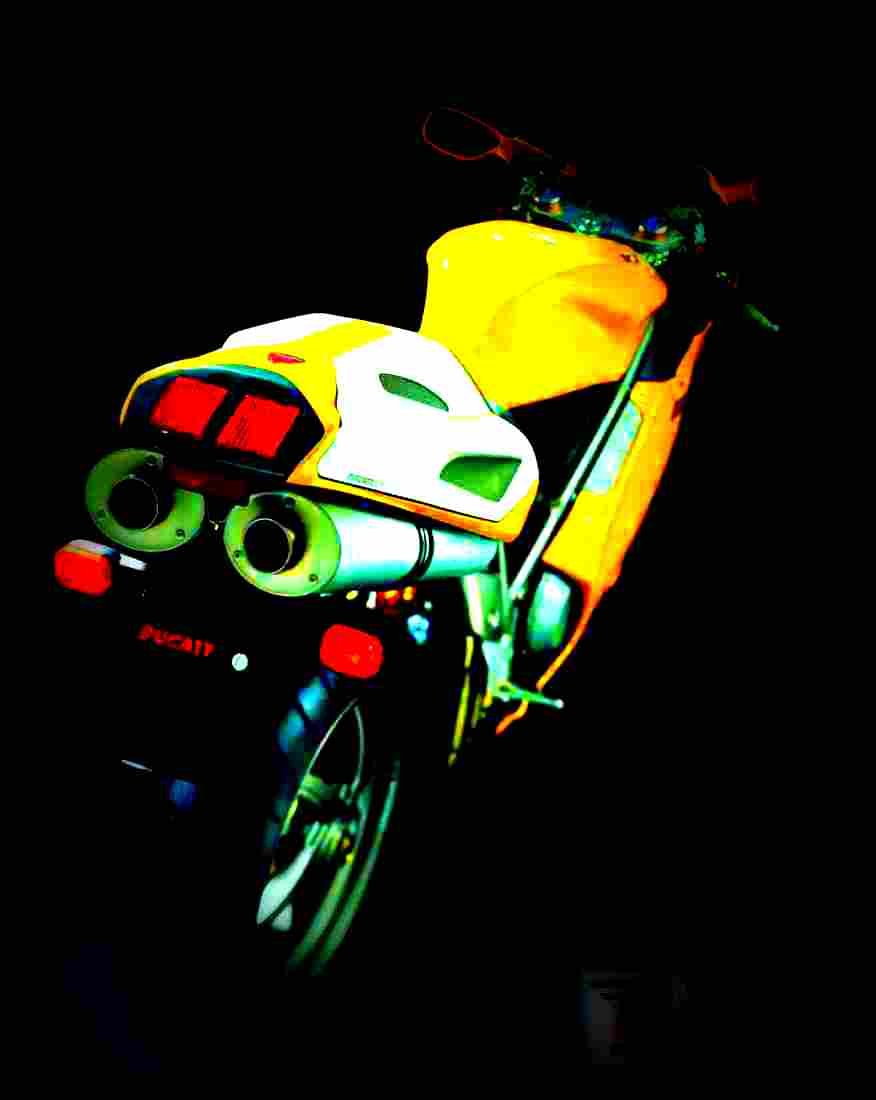 Ducati 748 R 2002 4 motorbike A4 Photo Print