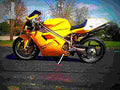 Ducati 748 S 1997 1 motorbike A4 Photo Print