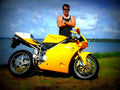 Ducati 748 S 2001 1 motorbike A4 Photo Print