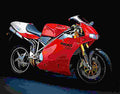 Ducati 748 S 2001 3 motorbike A4 Photo Print