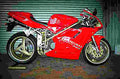 Ducati 748 S 2002 1 motorbike A4 Photo Print