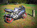 Ducati 748 S 2002 5 motorbike A4 Photo Print