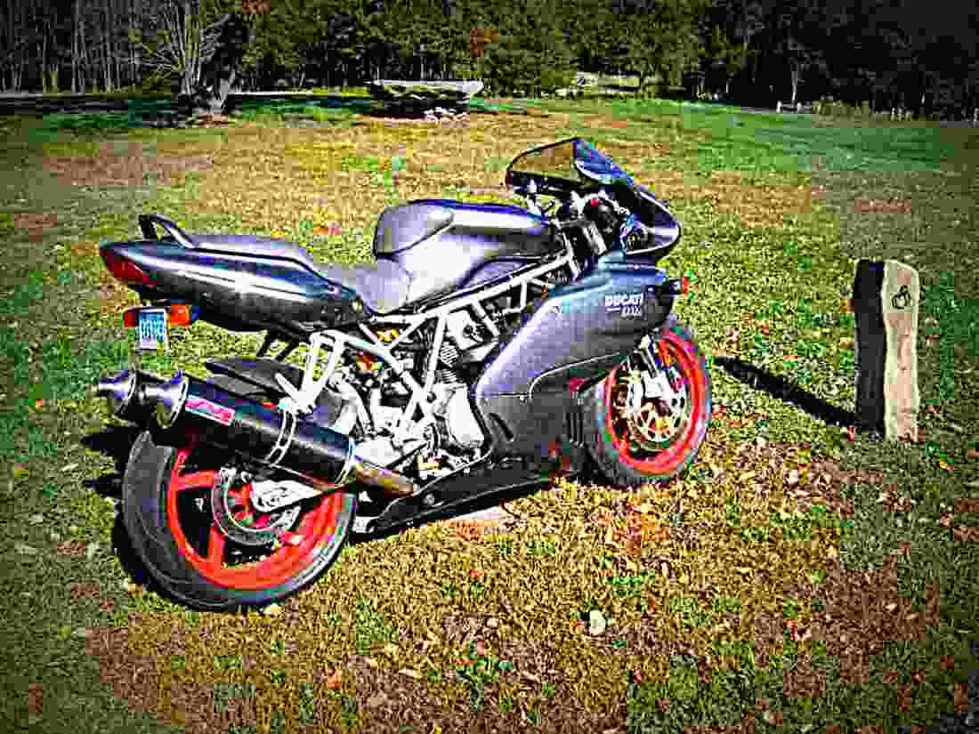 Ducati 748 S 2002 5 motorbike A4 Photo Print