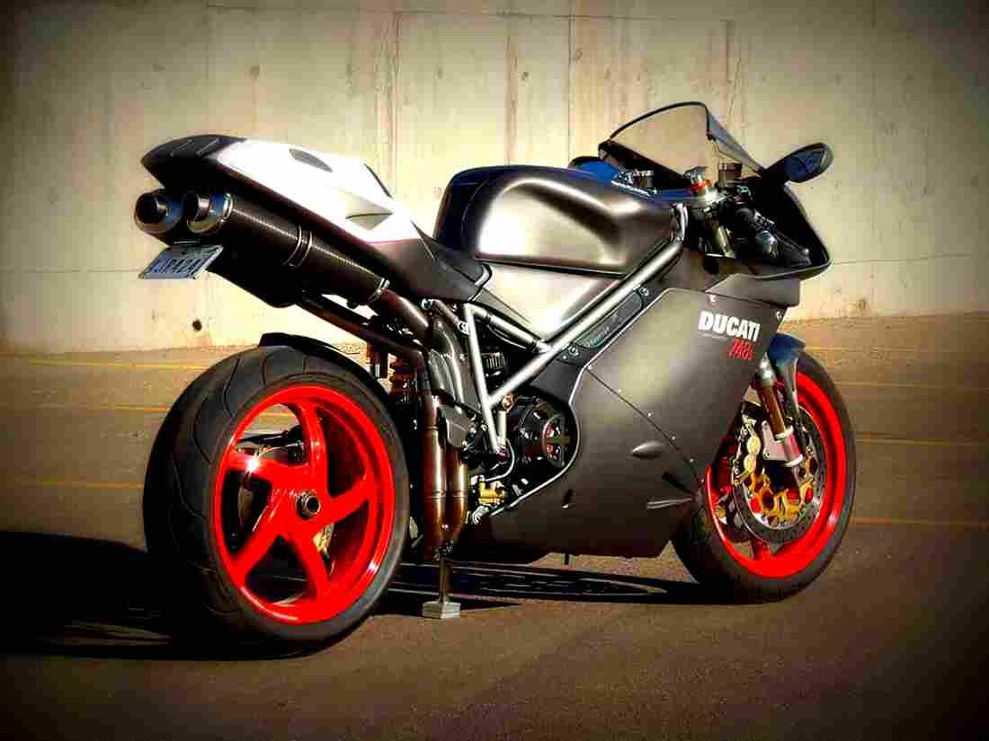 Ducati 748 S 2002 6 motorbike A4 Photo Print