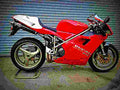 Ducati 748 SP 1997 2 motorbike A4 Photo Print