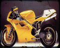 Ducati 748Sps 98 2 Motorbike Vintage Aged A4 Photo Print
