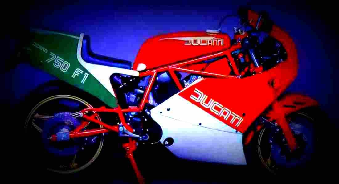 Ducati 750 F1 1986 1 motorbike A4 Photo Print