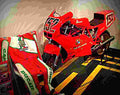Ducati 750 F1 1986 2 motorbike A4 Photo Print