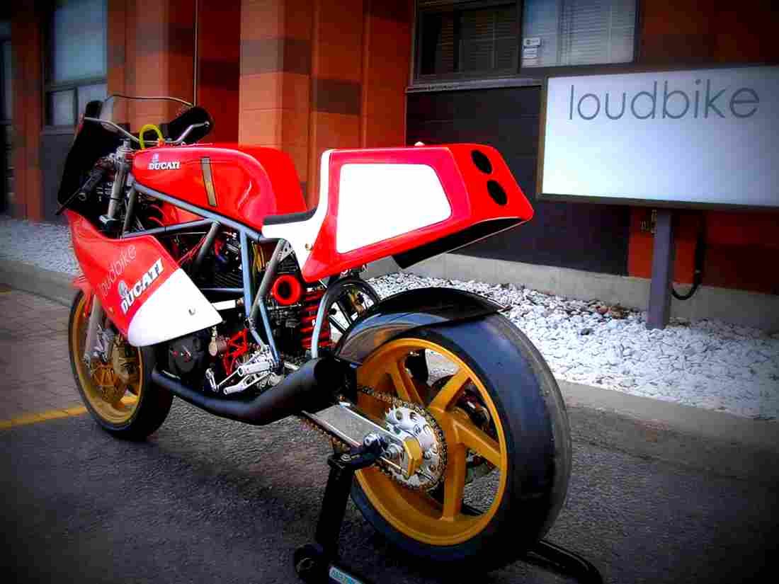 Ducati 750 F1 1988 2 motorbike A4 Photo Print