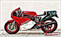 Ducati 750 F1 motorbike A4 Photo Print