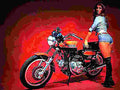 Ducati 750 GT 1972 1 motorbike A4 Photo Print