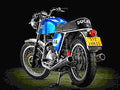 Ducati 750 GT 1972 3 motorbike A4 Photo Print