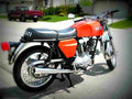Ducati 750 GT 1973 4 motorbike A4 Photo Print