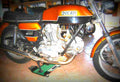 Ducati 750 GT 1974 3 motorbike A4 Photo Print