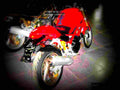 Ducati 750 Monster 1997 4 motorbike A4 Photo Print