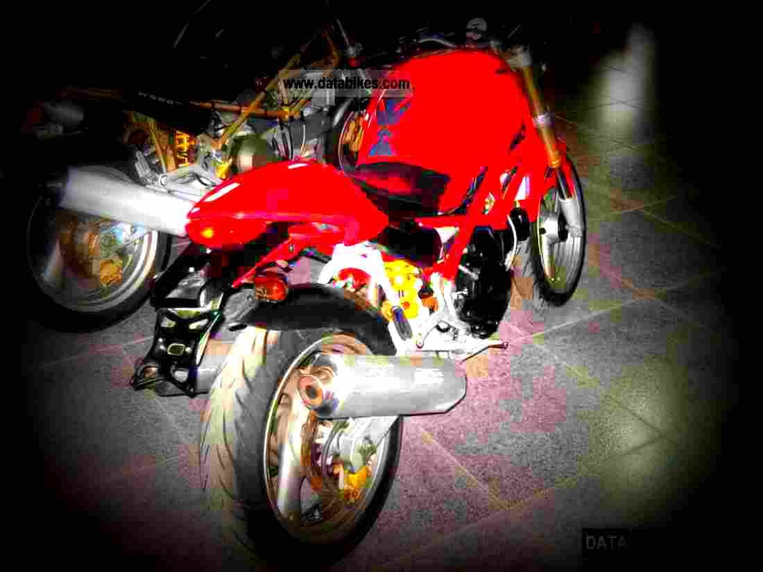 Ducati 750 Monster 1997 4 motorbike A4 Photo Print
