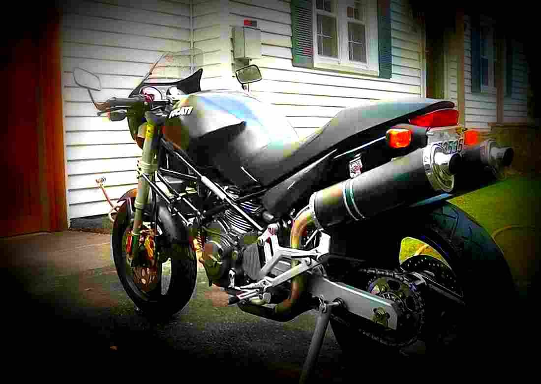 Ducati 750 Monster 2000 6 motorbike A4 Photo Print
