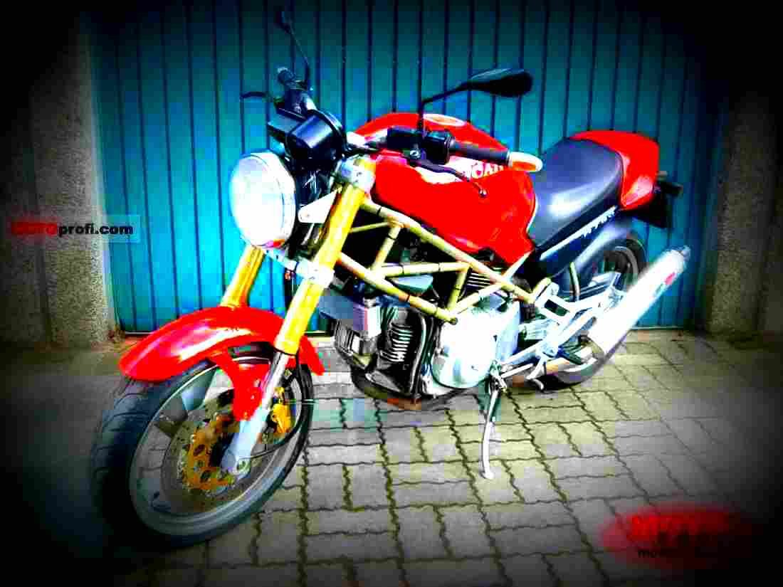 Ducati 750 Monster M 1999 2 motorbike A4 Photo Print
