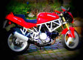 Ducati 750 SS 1973 4 motorbike A4 Photo Print
