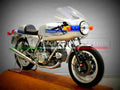 Ducati 750 SS 1976 3 motorbike A4 Photo Print
