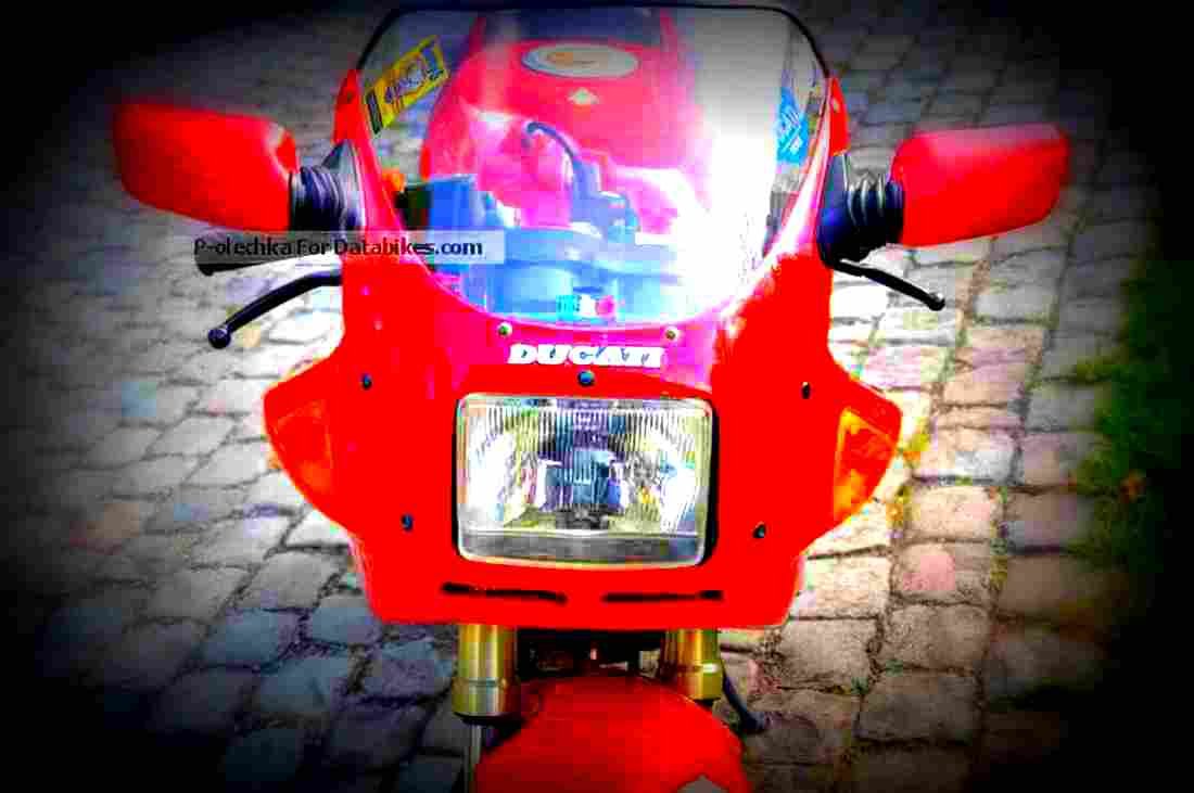 Ducati 750 SS 1991 3 motorbike A4 Photo Print