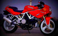 Ducati 750 SS 1992 3 motorbike A4 Photo Print