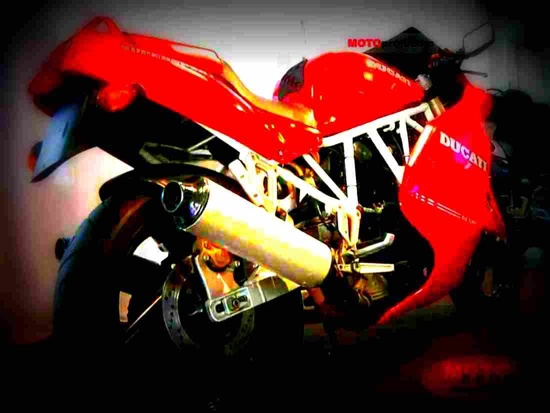 Ducati 750 SS 1992 5 motorbike A4 Photo Print