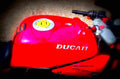 Ducati 750 SS 1993 3 motorbike A4 Photo Print