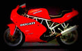 Ducati 750 SS 1997 2 motorbike A4 Photo Print