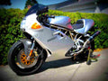 Ducati 750 SS 1998 5 motorbike A4 Photo Print