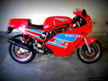 Ducati 750 Sport 1989 3 motorbike A4 Photo Print