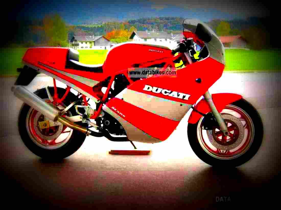 Ducati 750 Sport 1990 6 motorbike A4 Photo Print