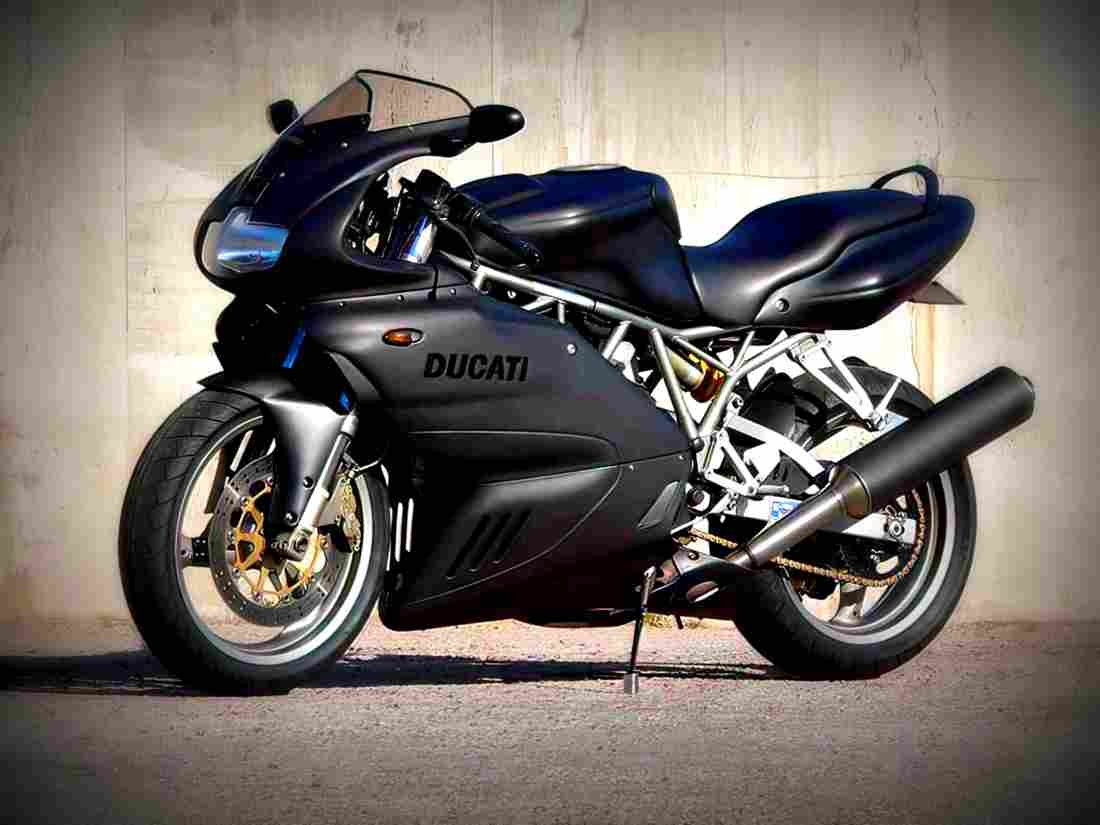 Ducati 750 Sport 2002 2 motorbike A4 Photo Print