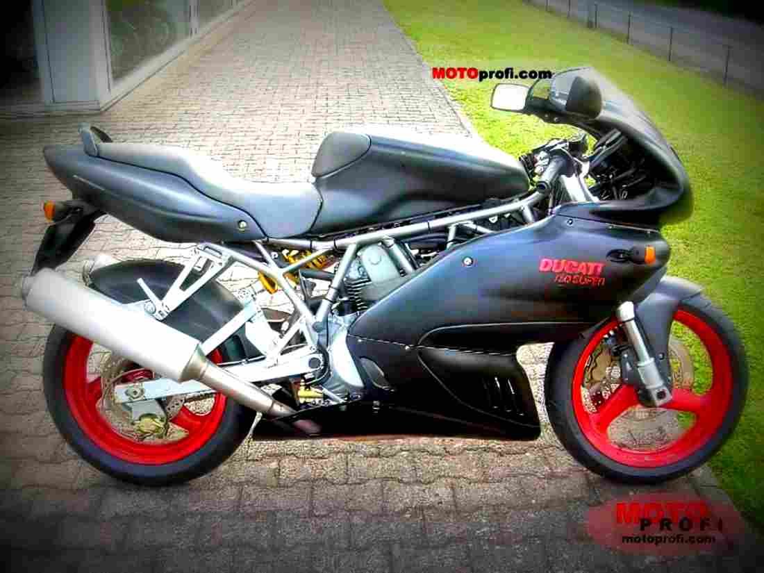 Ducati 750 Sport 2002 5 motorbike A4 Photo Print