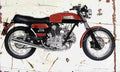Ducati 750GT 1973 Aged Vintage A4 Photo Print