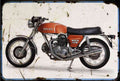 Ducati 750GT 71 aged A4 Photo Print