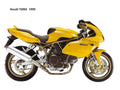 Ducati 750SS 1999 motorbike A4 Photo Print