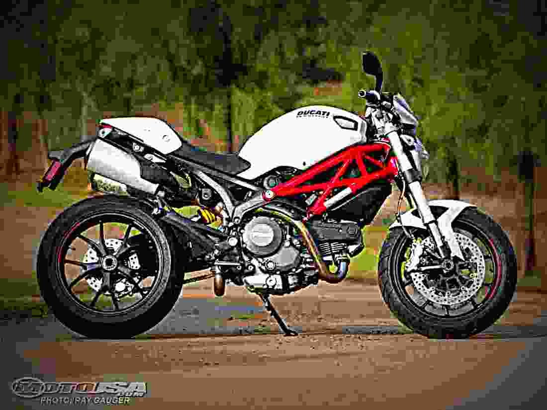 Ducati 796 Monster 2011 1 motorbike A4 Photo Print