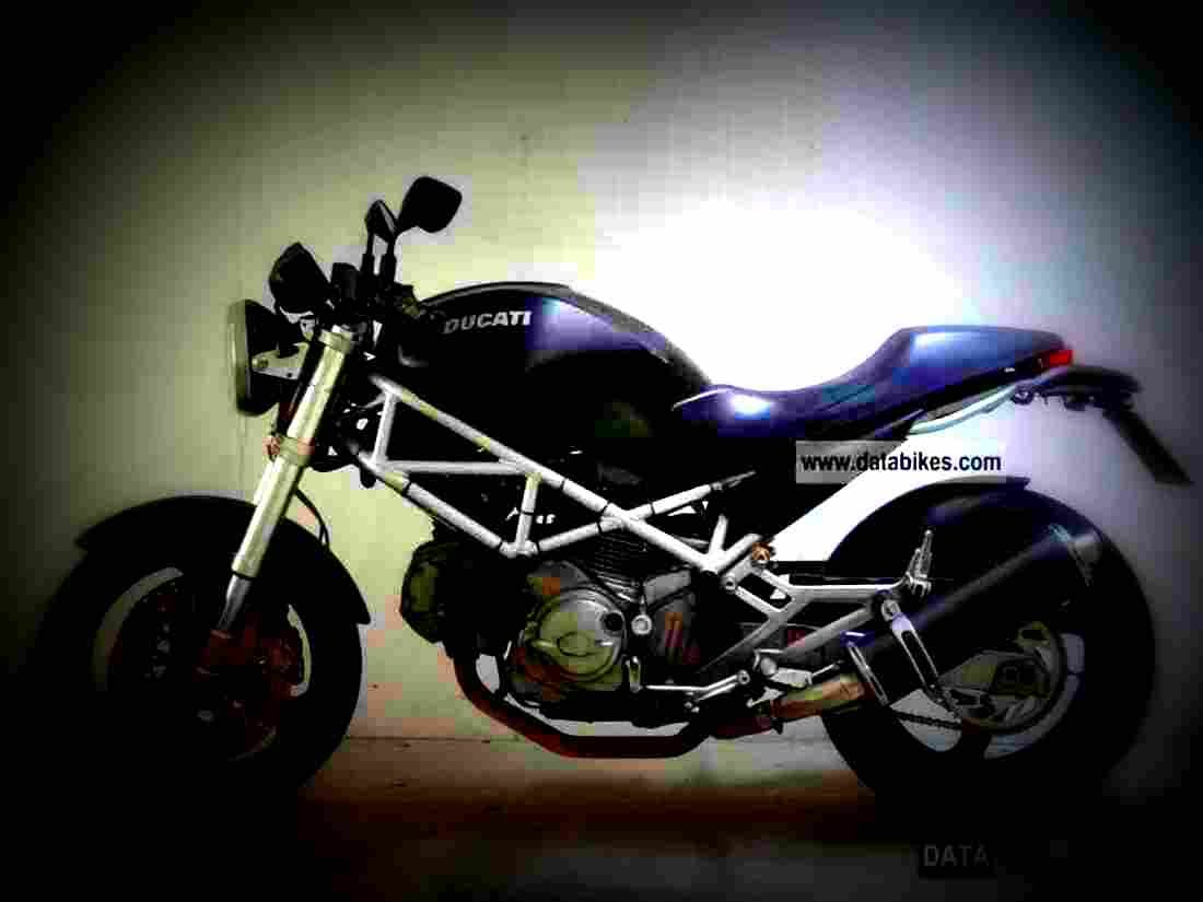 Ducati 800 Monster DARK i.e. 2003 3 motorbike A4 Photo Print