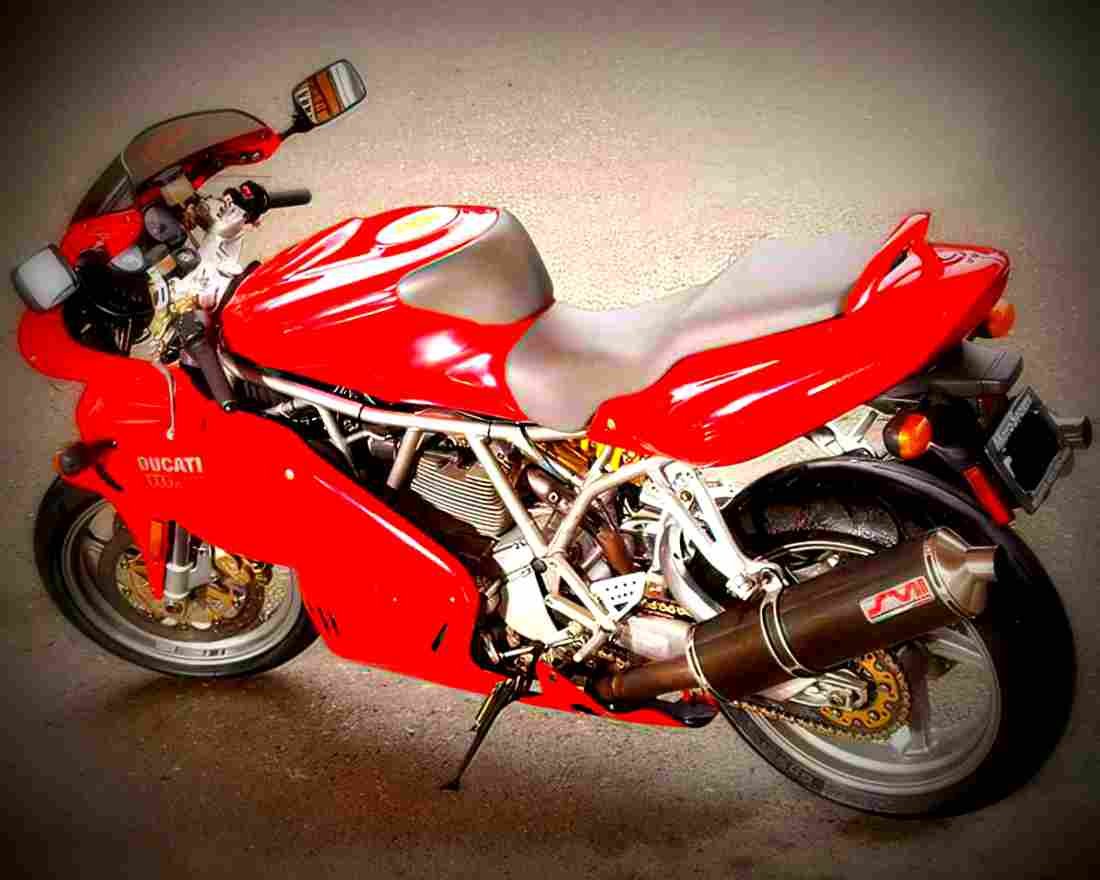 Ducati 800 Supersport 2004 2 motorbike A4 Photo Print