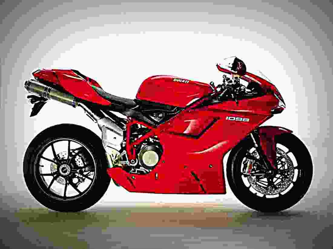 Ducati 800 Supersport 2004 5 motorbike A4 Photo Print