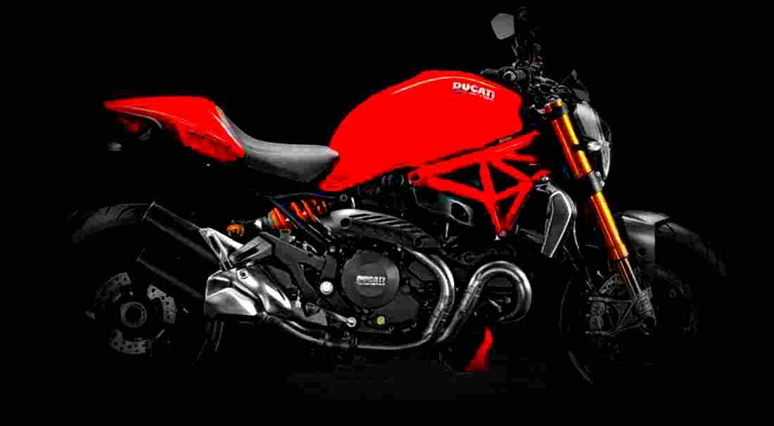 Ducati 821 Monster 821cc 1 motorbike A4 Photo Print