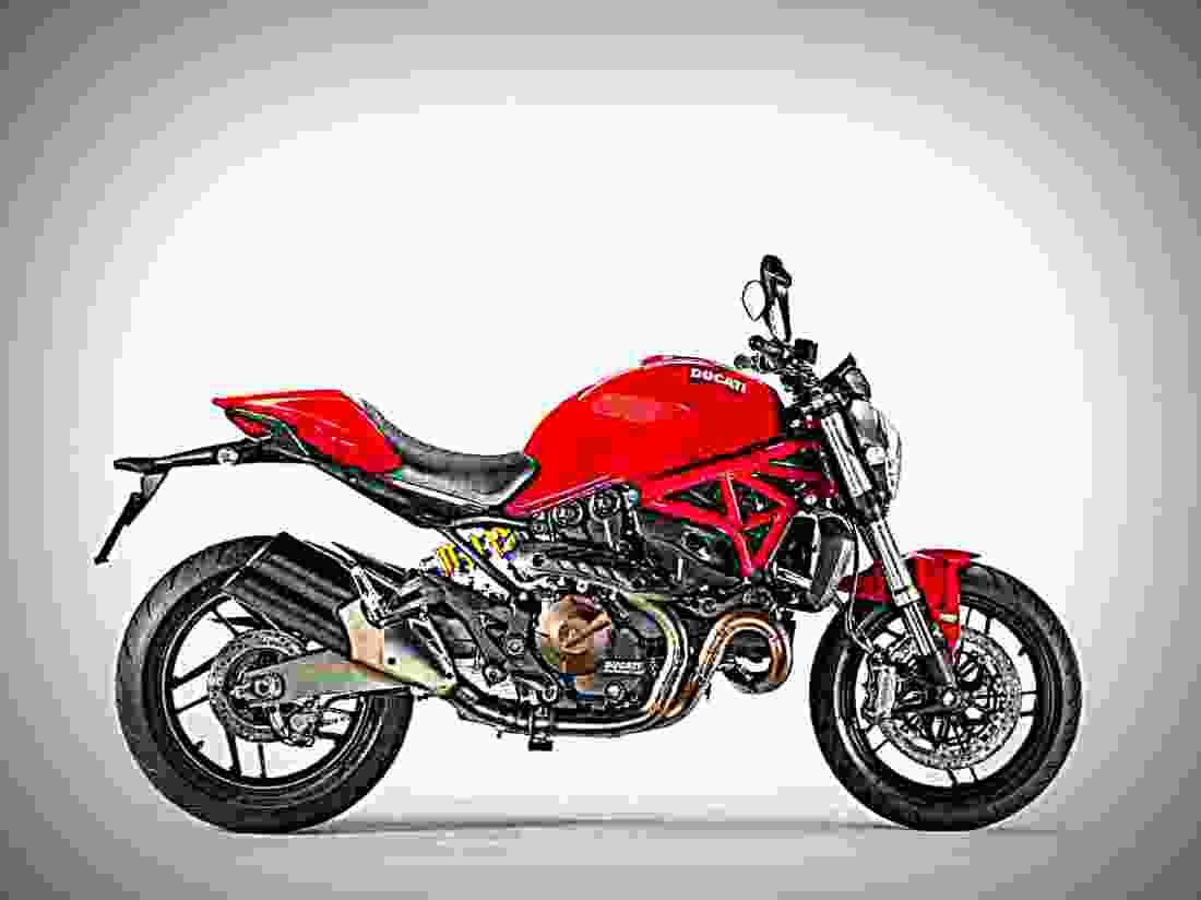 Ducati 821 Monster 821cc 3 motorbike A4 Photo Print