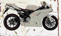 Ducati 848 2008 Aged Vintage A4 Photo Print