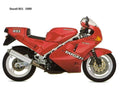Ducati 851 1989 motorbike A4 Photo Print