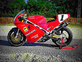 Ducati 851 SP 4 1992 4 motorbike A4 Photo Print