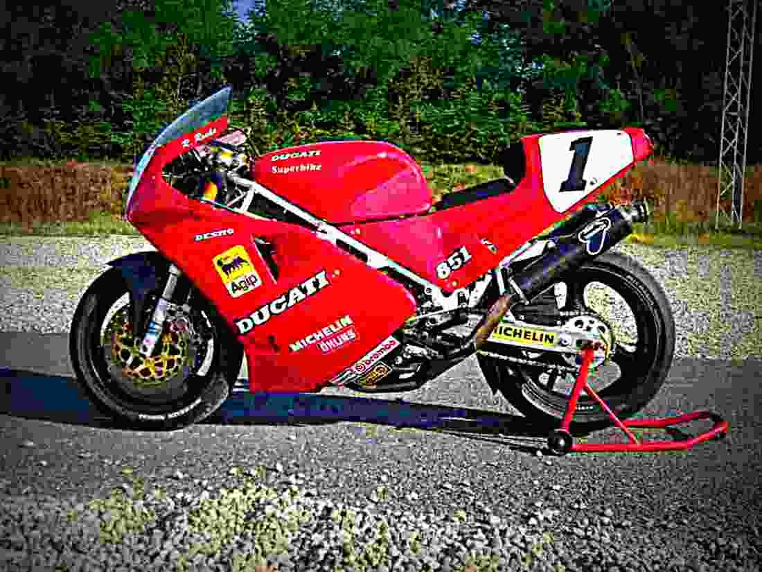 Ducati 851 SP 4 1992 4 motorbike A4 Photo Print