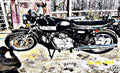 Ducati 860 motorbike A4 Photo Print