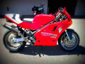 Ducati 888 SP 0 Strada 1994 3 motorbike A4 Photo Print